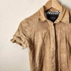 Vintage Coach size 6 Leather Dress